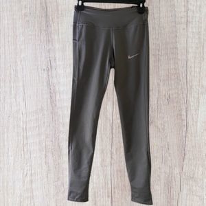Nike Power Tight Fit Dri-Fit Full Length Running Tights, XS